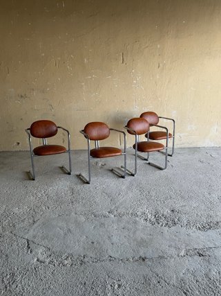 Sillas Cantilever Vintage Años 70