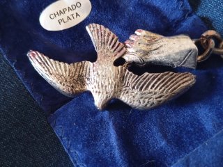 Llavero Chapado en Plata con Águila