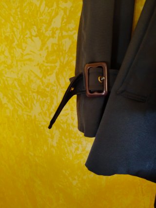 Gabardina corta mujer ANNA gris