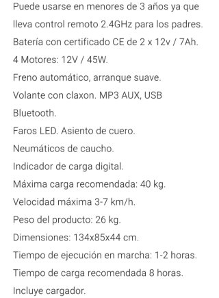 Coche Eléctrico GMC 4x4 Azul niños