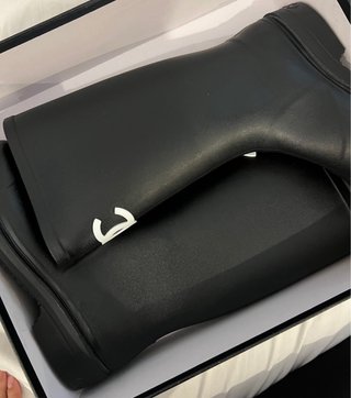 Stivali pioggia Chanel neri