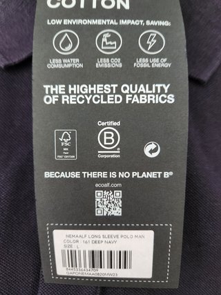 Camisa ECOALF manga larga Talla L