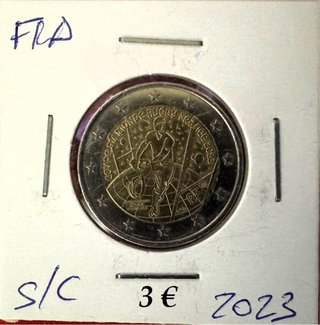 Moneda 2 Euros Francia 2023