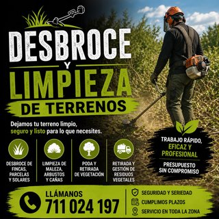 Desbroce y limpieza de terrenos