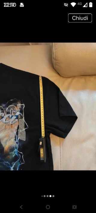 T-shirt Cernucci Uomo Nera Taglia S