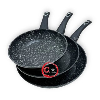 Set 3 Padelle Royalty Line Alluminio Forgiato