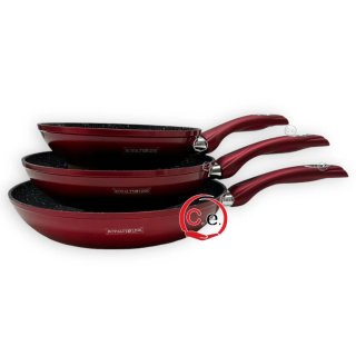 Set 3 Padelle Royalty Line Alluminio Forgiato