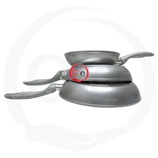 Set 3 Padelle Royalty Line Alluminio Forgiato