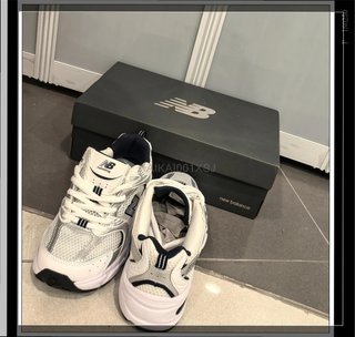 New Balance 530 Blanco Plata Azul Marino 38.5