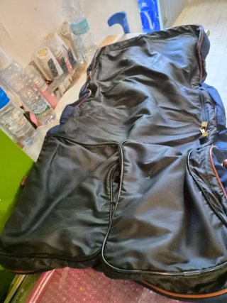 Porta abiti da viaggio EUROBAGS blu/marrone