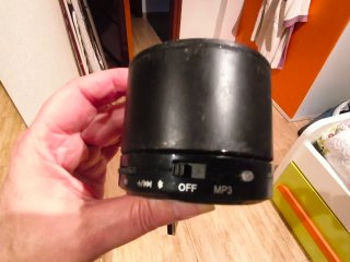 Altavoz Bluetooth Cilíndrico Negro