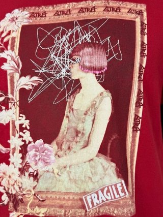 T shirt ETRO Milano uomo rossa cotone Taglia 42 M