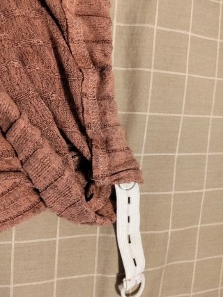 Conjunto premamá rosa acanalado