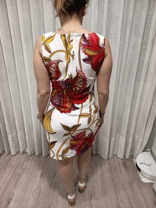 Vestido Desigual Talla L Estampado Floral