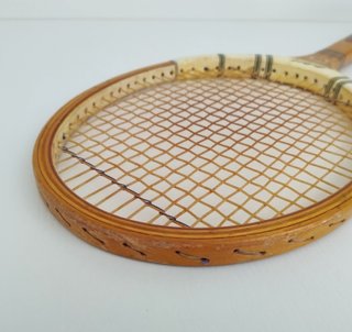 Racchetta Tennis Aeroplane Vintage Legno