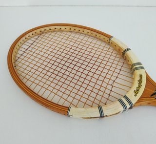 Racchetta Tennis Aeroplane Vintage Legno
