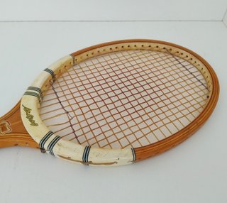 Racchetta Tennis Aeroplane Vintage Legno