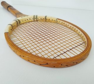 Racchetta Tennis Aeroplane Vintage Legno