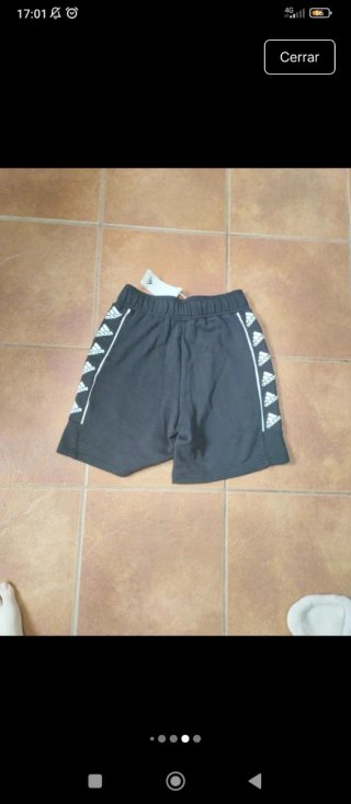 Pantalón chándal Adidas negro hombre