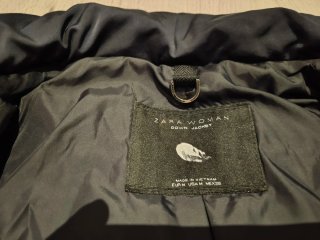 Abrigo acolchado Zara mujer