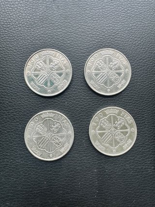 *66 *67 *68 *70 4 Monedas Franco 1966 - 1970