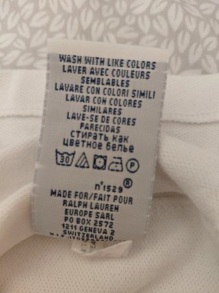 Polo Ralph Lauren Talla S/M Blanco