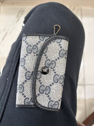 Porta carte Gucci beige