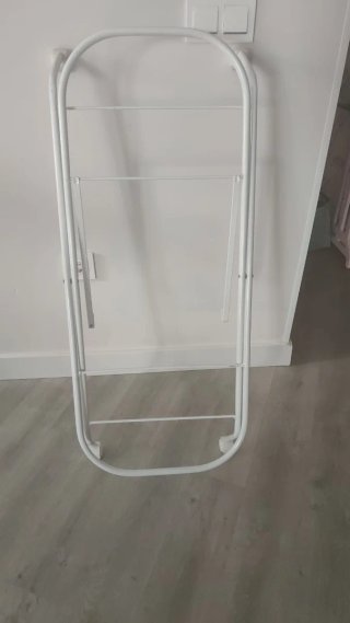 Moisés bebé mimbre con soporte metálico