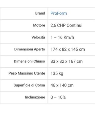 Cinta de correr ProForm