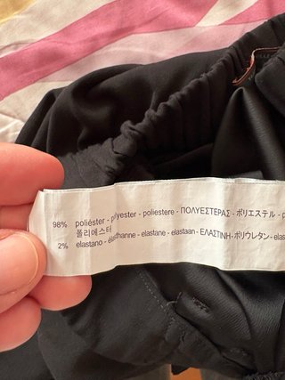 Pantaloni Zara neri vita alta