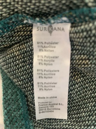 Jersey Surkana estampado floral cuello vuelto