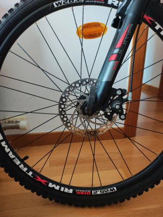 Bicicleta moma doble suspensión 26" talla M