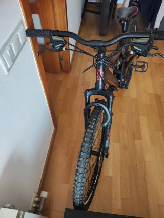 Bicicleta moma doble suspensión 26" talla M