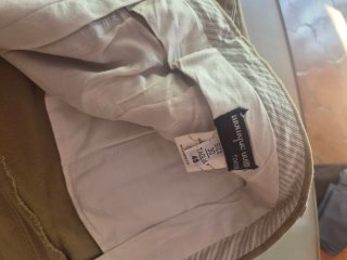 Pantaloni uomo cotone beige