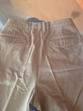 Pantaloni uomo cotone beige