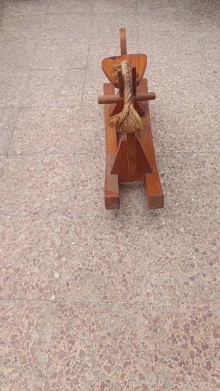 Caballito balancín madera maciza