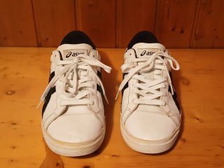 ZAPATILLAS ASICS H6Z2Y BLANCO-NEGRO T41,5.
