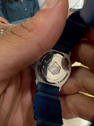 Reloj TAG Heuer Azul y Plateado