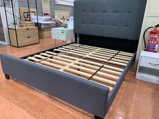 Cama 135x190cm con cabecero tapizado