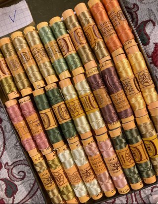 Lotto filati seta Oscar