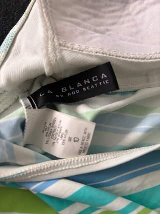 Top de playa tipo tankini La Blanca