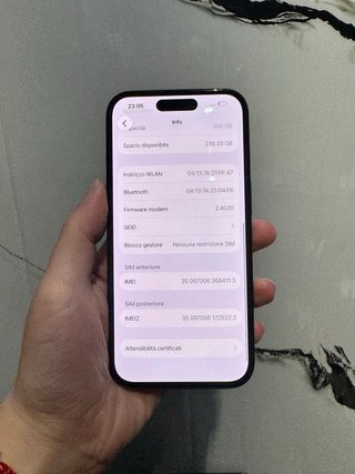 iPhone 16 256GB Nero