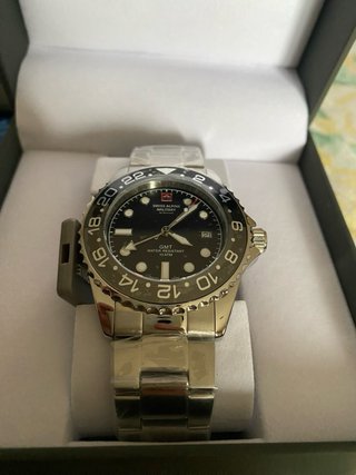 Reloj Swiss Alpine Military GMT Negro