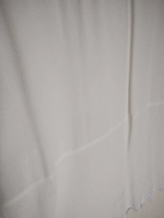 Blusa de seda, blanco roto, manga larga con pecher