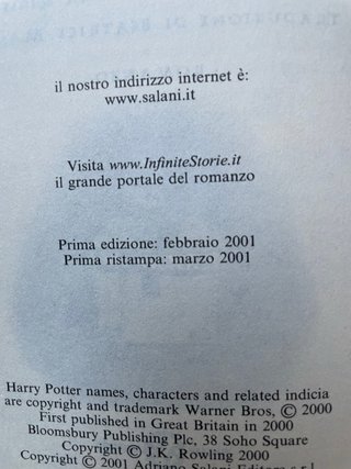 Harry Potter E Il Calice Di Fuoco (Italian Edit...