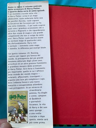Harry Potter E Il Calice Di Fuoco (Italian Edit...