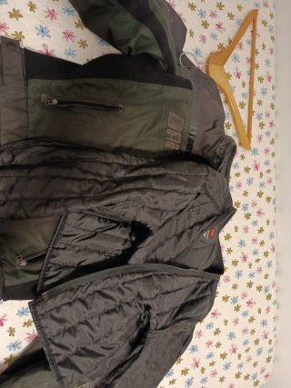 Chaqueta Dainese Moto Negra/Gris Hombre