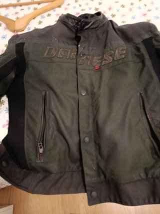 Chaqueta Dainese Moto Negra/Gris Hombre