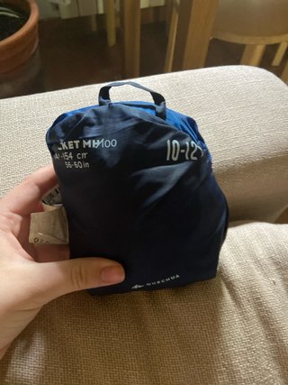 Chubasquero Quechua 10-12 años Azul