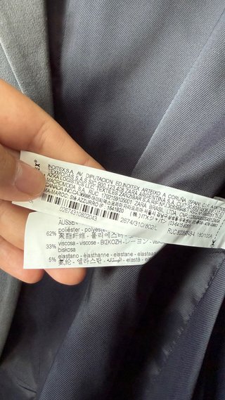 Blazer Zara Gris Hombre